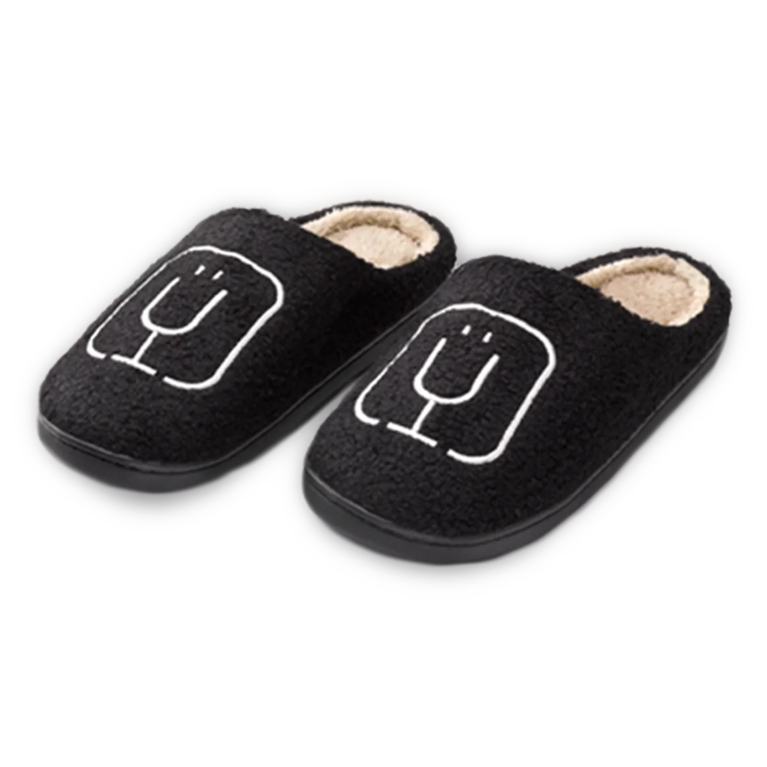brumate-fuzzy-slippers-black-z6 apparel-slippers.webp
